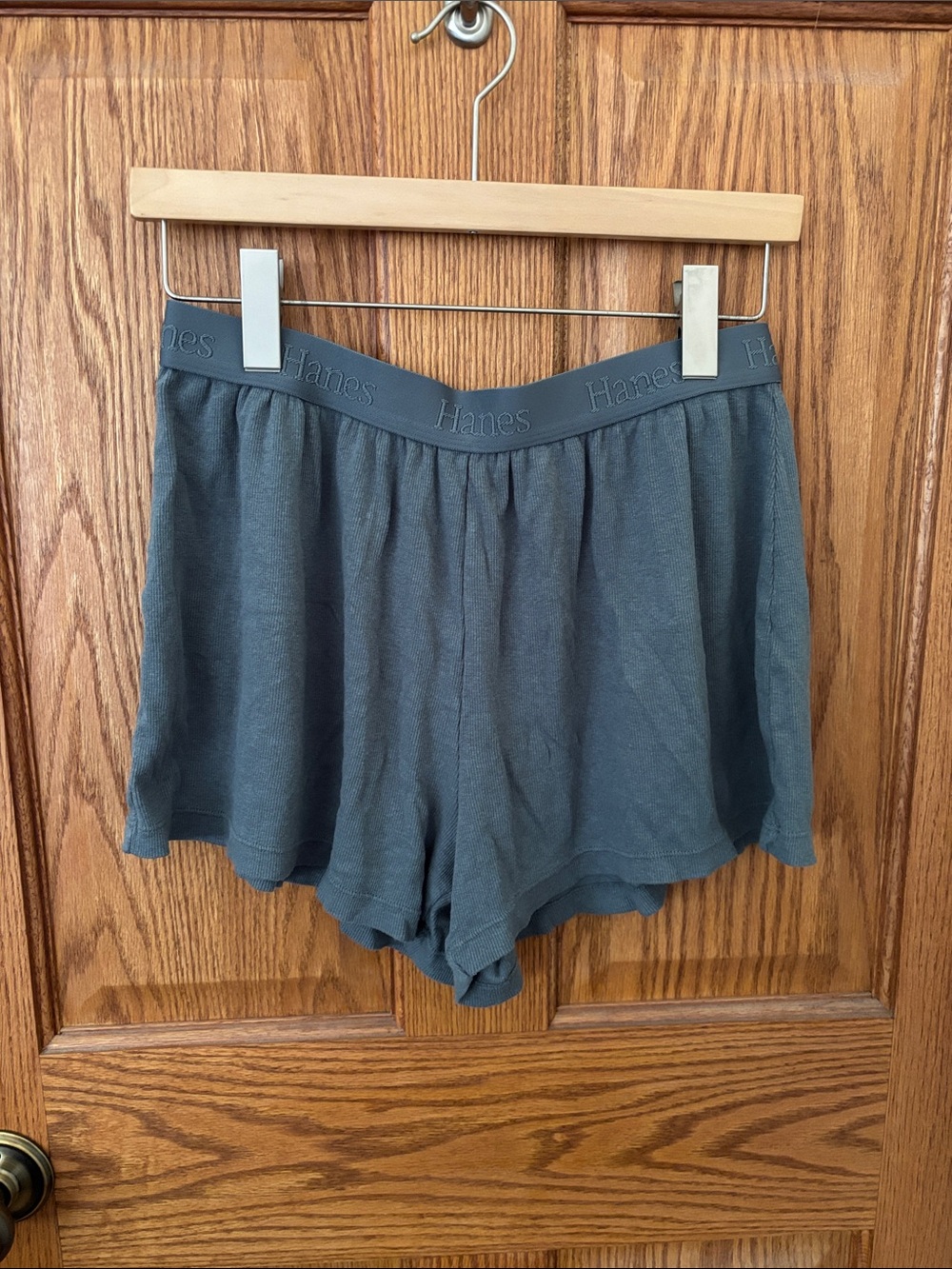 Hanes Women's Charcoal Gray Lounge Shorts